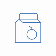 cherry flavored carton icon sign vector