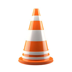 Realistic traffic cone
