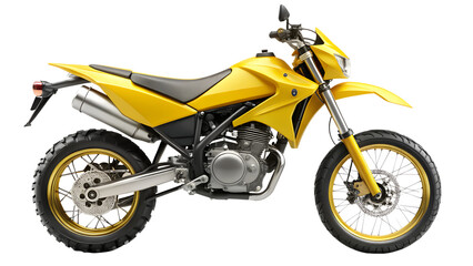 motorcycle on a white background