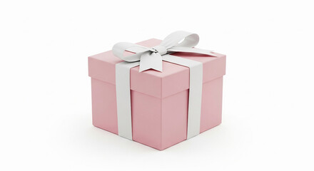 Obraz premium pink gift box