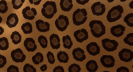 Obraz premium Animal Print Background Spotted Fur Texture