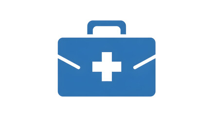 Fototapeta premium First Aid Kit Icon for Medical Emergency and Healthcare