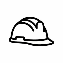 hard hat isolated on white