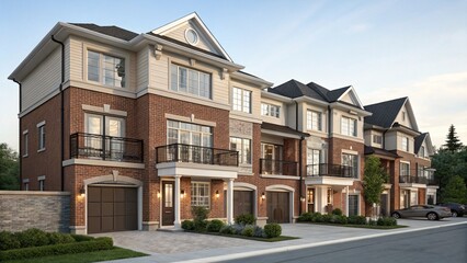 Obraz premium Townhouse