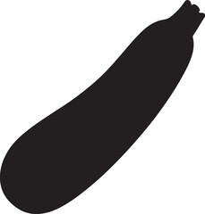 A vector illustration of illustration of a zucchini isolated on white background, a versatile and nutritious summer squash