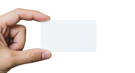 Obraz premium Hand holding a blank business card