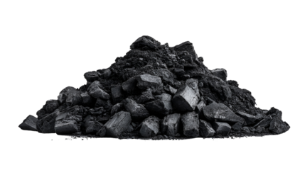 Black coal pile dark background energy fuel power,