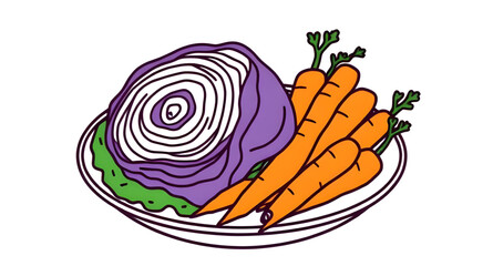 Fresh cabbage, Fresh carrot, Cabbage and carrot salad, Vegetable mix, Healthy vegetables, Green cabbage, Orange carrot, Organic cabbage, Organic carrot, Sliced cabbage, Shredded carrot, Farm vegetable