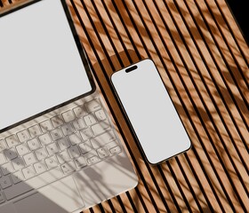 Responsive Web Design and website Mockup, Devices Mock up, Smartphone desktop tablet laptop template Mockup