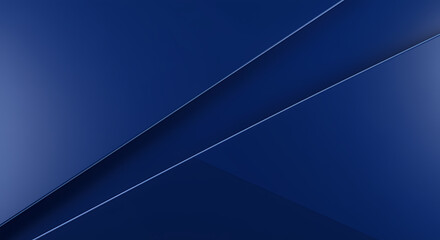Deep blue geometric planes with subtle light abstract lines