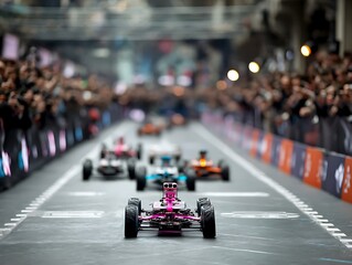 Miniature Formula 1 Race Cars Racing