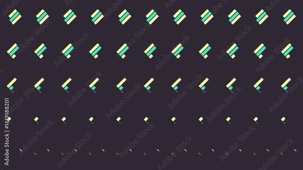 Poster beautiful colorful line pattern background