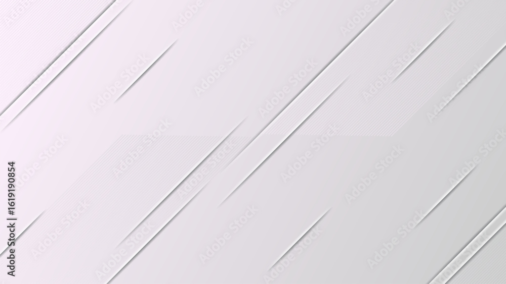 Poster abstract wave white background with shadow and line