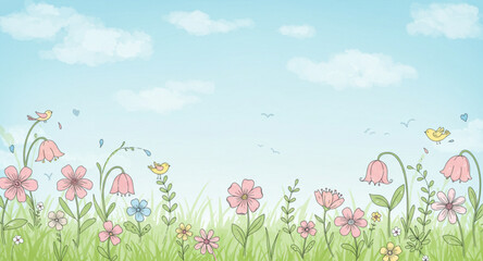 Flowers in spring 
