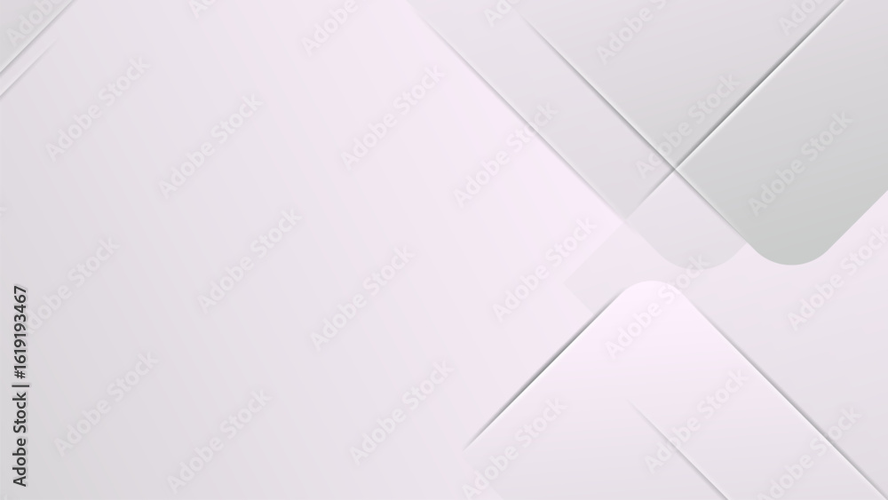 Poster abstract white background with rounded rectangle
