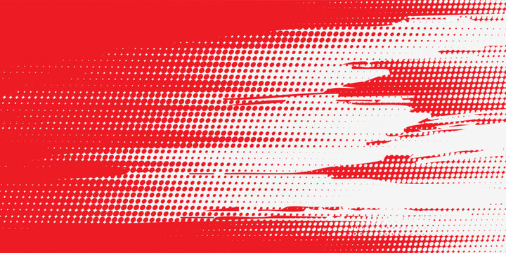 red and white brush wrap car sticker pattern abstract banner sporty lines red and white color combination grunge brush modern pattern racing motorsport vector design.