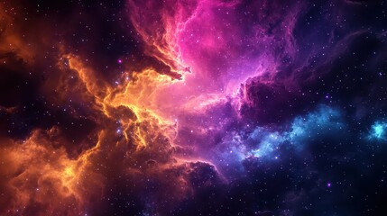 Fototapeta premium Colorful space wallpapers wallpapers