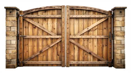 old wooden doors