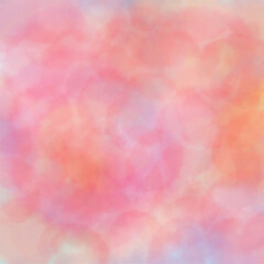 花びらのようなピンクのエモい水彩