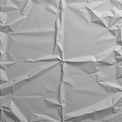 Crumpled Textured Paper Background in Soft Grey Color for Creative Design Projects and Textures