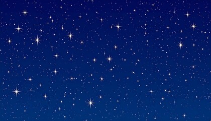 Beautiful night sky with sparkling stars creating a magical and celestial scene