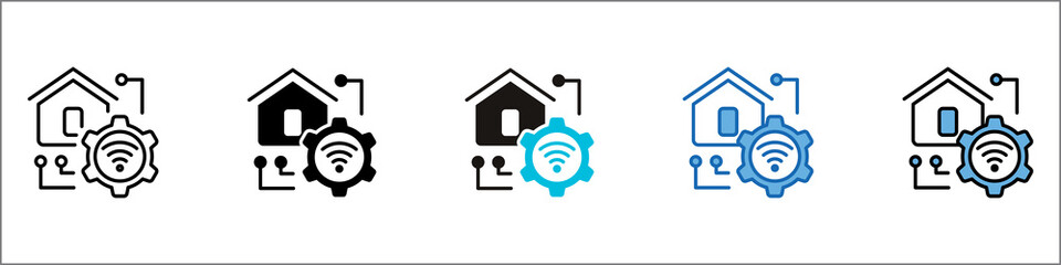 Smart Device Icon Pack Multistyle Illustration