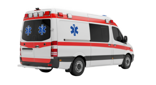Ambulance Vehicle Emergency Medical Services Van PNG Graphic Design