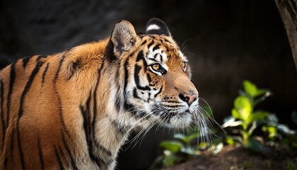 tiger in the zoo