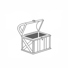 Blank white cardboard cube package with a ribbonBlank white cardboard cube package with a ribbon