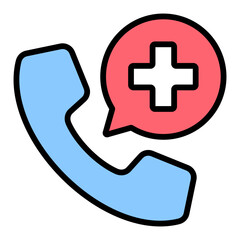 Obraz premium Health Call Icon