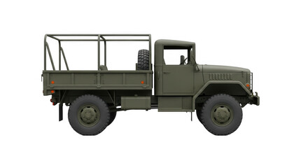 Obraz premium Military Truck Cargo Vehicle PNG Design for Download