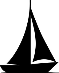 sailing ship silhouette, boat, sail, sailboat, sailing, yacht, sea, water, ship, ocean, travel, sport, nautical, vessel, wind, vector, sky, silhouette, vacation, cruise, race, summer, sails, mast, ill
