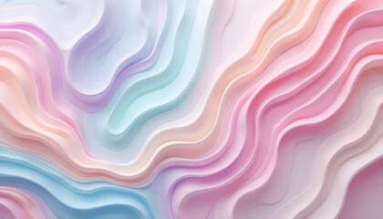 Modern Abstract Loops In Bright Funky Design