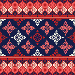 Elegant Floral Damask Seamless Repeat