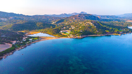 Obraz premium Sardinia Sardegna Italy Clear Water, Best Beaches, Excellent Holiday Vacation