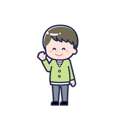 私服のこども／ななめ／男の子 10