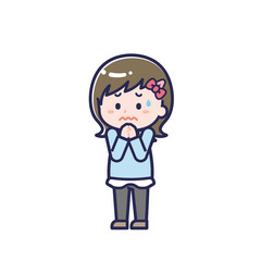 私服のこども／ななめ／女の子 23