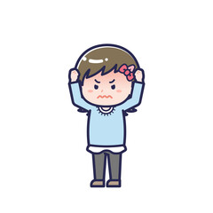 私服のこども／ななめ／女の子 27