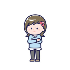 私服のこども／ななめ／女の子 30