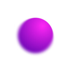 Illustration of pink and purple circle gradient element blurred with noise texture and grain
