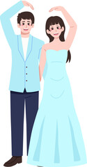 Wedding Couple Character
