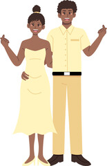 Wedding Couple Character