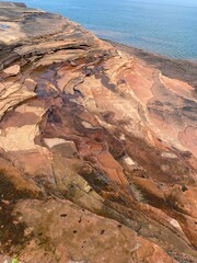 red rocks and blue sky