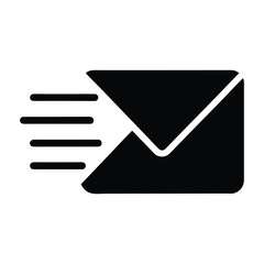 Send email message vector icon illustration for contact us and newsletter subscription design 90