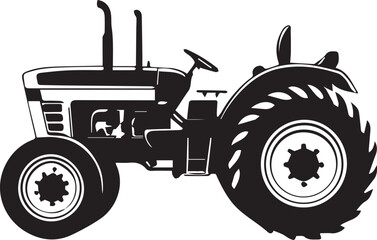 Powerful Farm Tractor with Rugged Tires