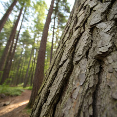 Obraz premium trunk of a birch