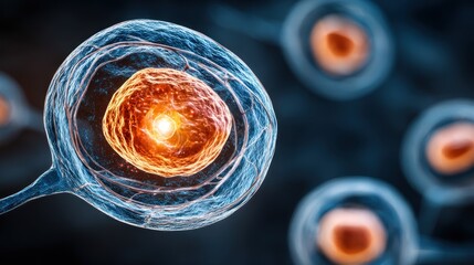 Cell Structure Microscopic View