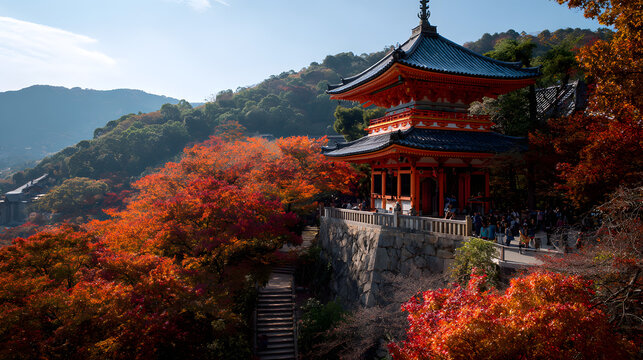Kiyomizu-dera temple in Kyoto