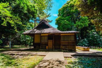 The view of Ueno National Museum at Ueno in Tokyo