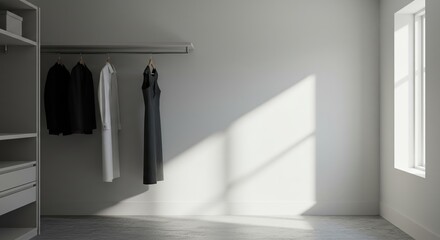 Minimalist wardrobe design ideas for small spaces and modern closet organization solutions